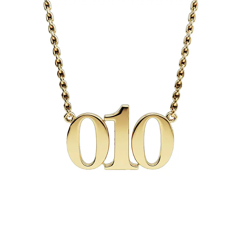 010 Ketting - dames model - 48cm - 14k goud gelaagd