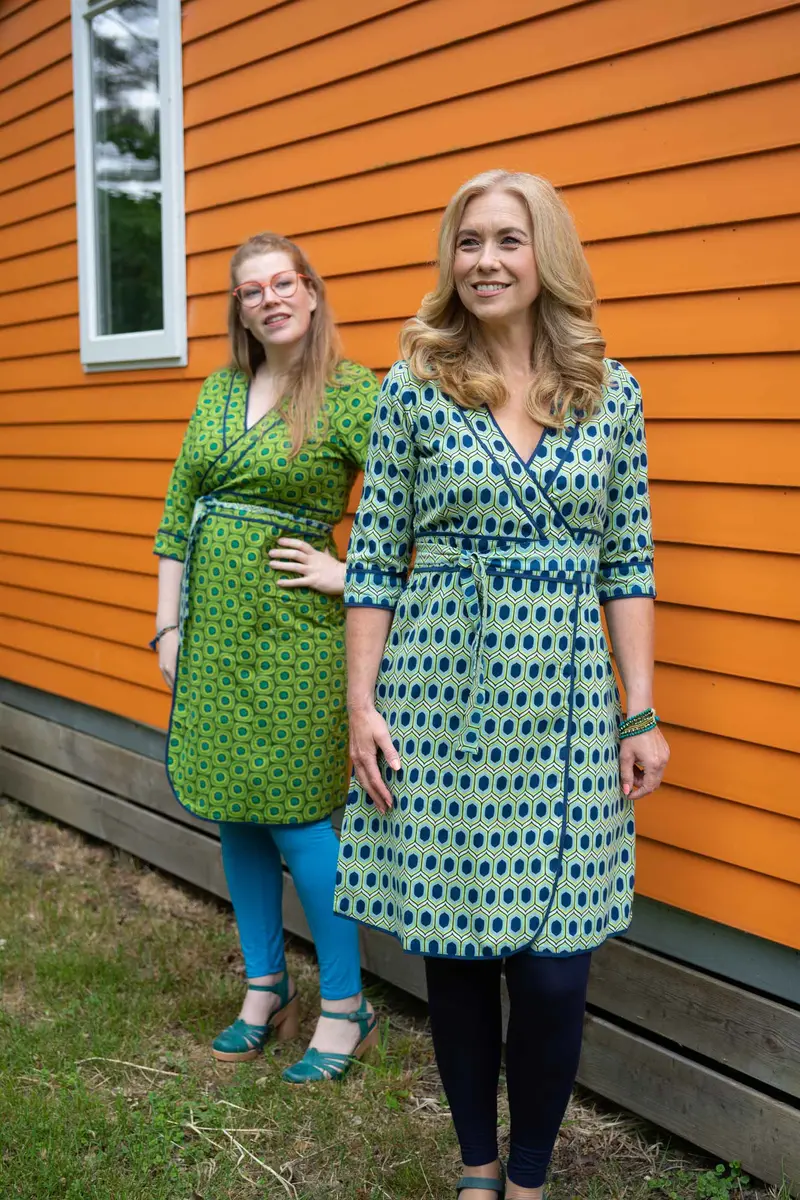 1 jurk- 2 kanten