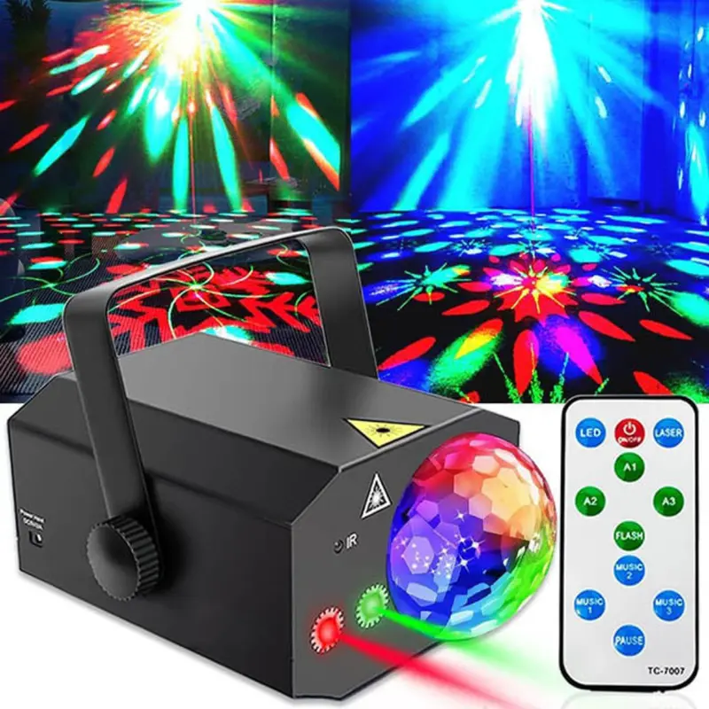 2-in-1 laserdiscolicht