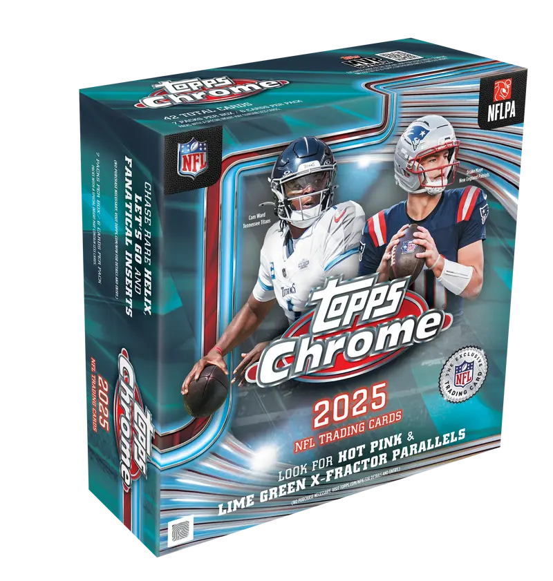 2025 Topps NFL Chrome Mega Box