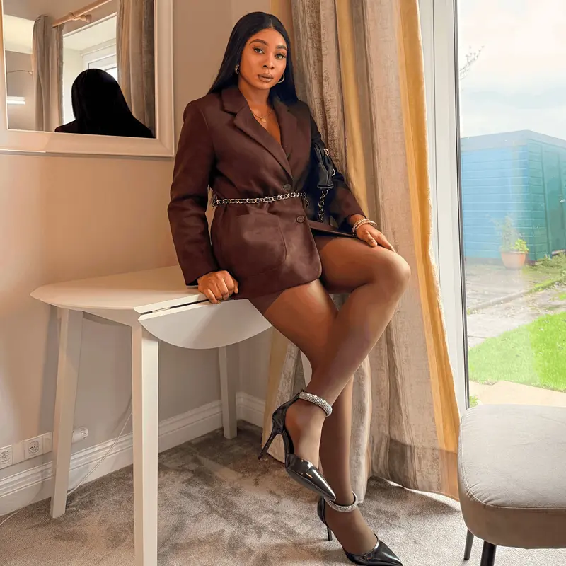 30 Denier Sheer Tights - Praline