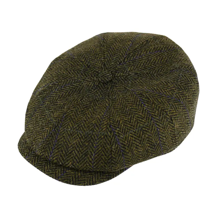 8-panel cap Shetland