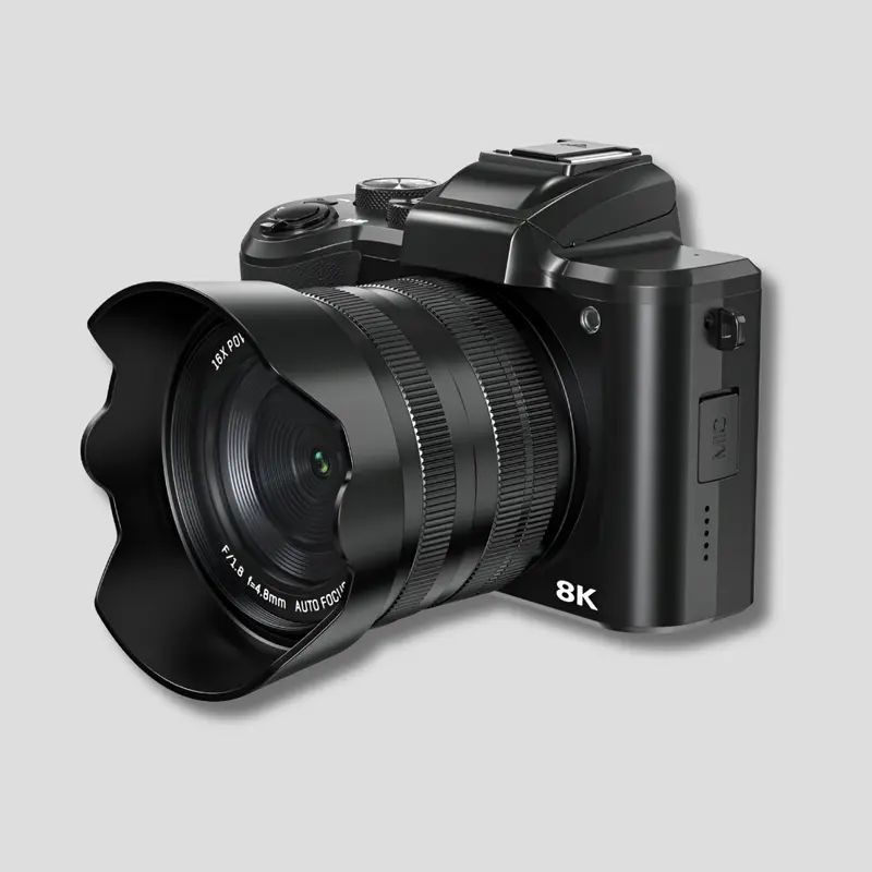 8k digitale camera voor fotografie en video (SD-kaart is niet inbegrepen)