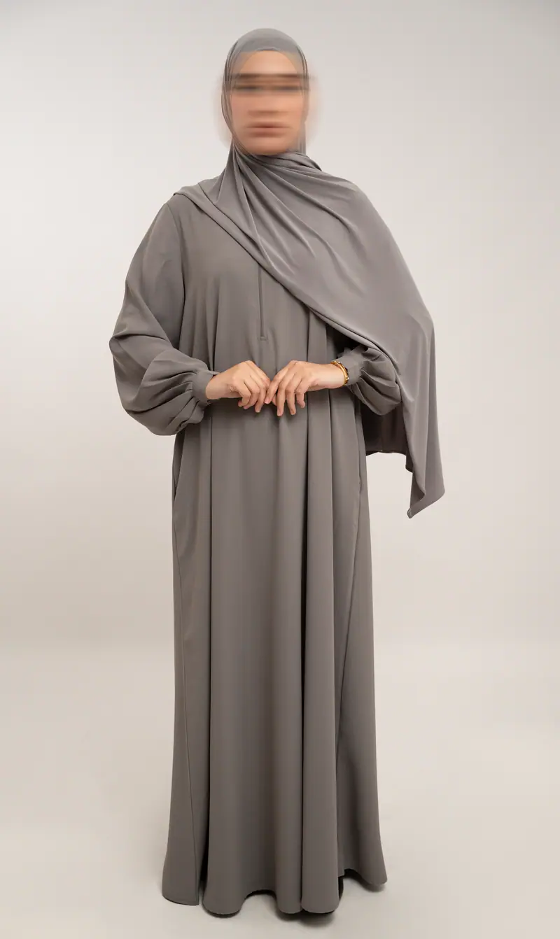 A-lijn Abaya TAYMA R - Grey