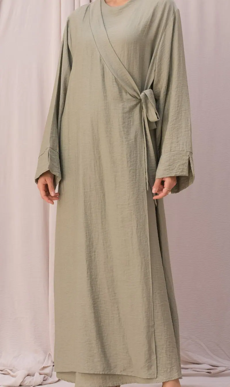 Abaya Linnen Wrap Safirah