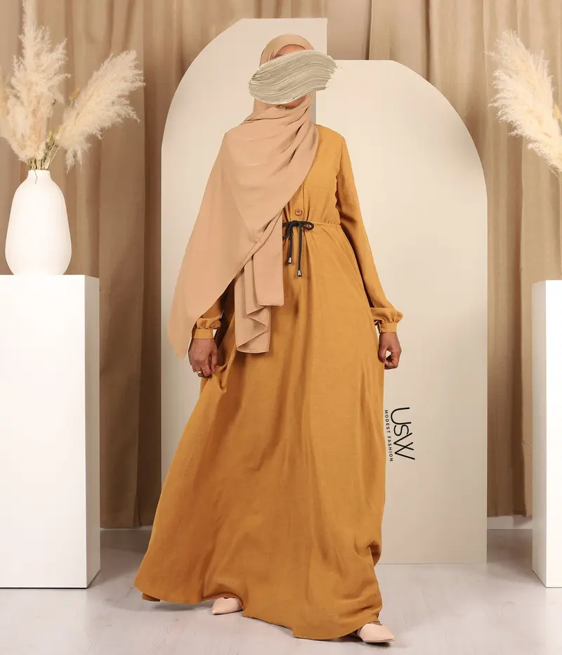 Abaya Maleekah Yaraa - Copper Camel
