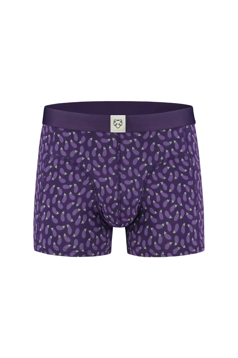 ACE Boxer Shorts Purple Aubergines