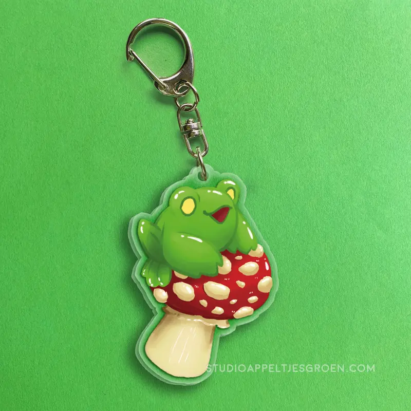 Acrylic charm | Amanita mushroom