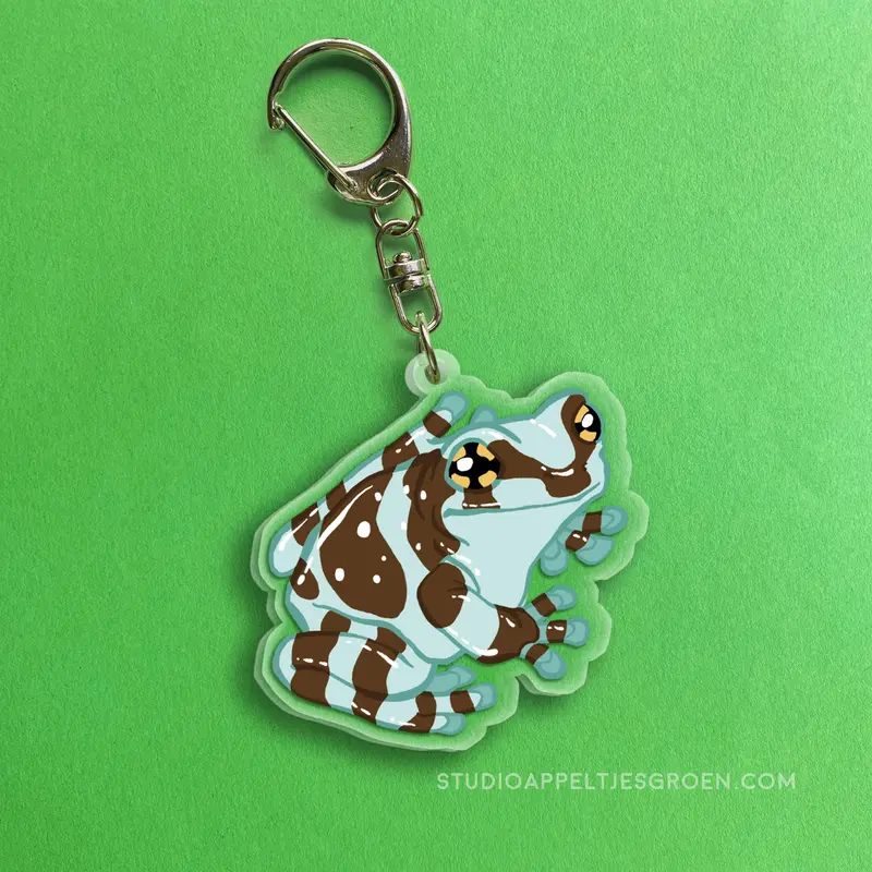 Acrylic charm | Amazon milk frog