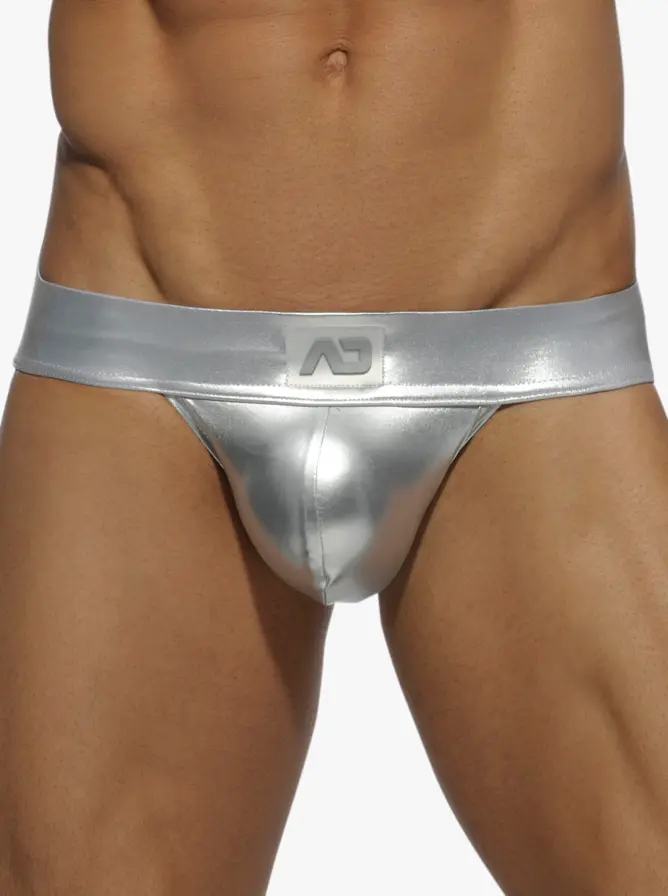 Addicted AD545 Metalic Jock Silver