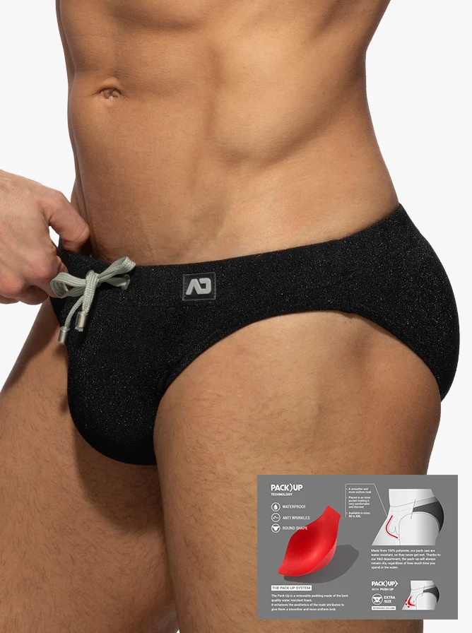 Addicted ADS318 Pique Speedo Black