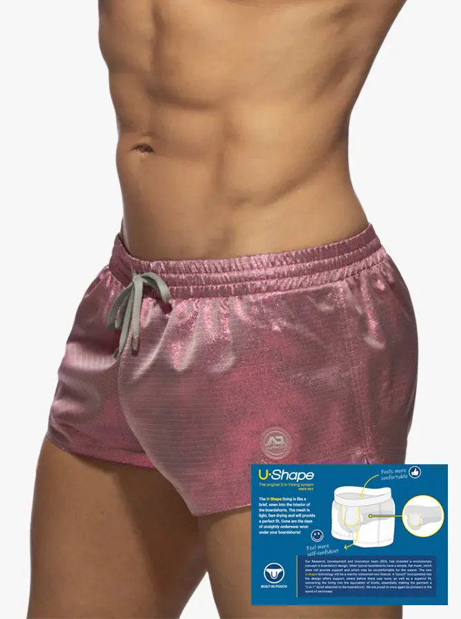 Addicted ADS354 Party Swim Shorts Pink