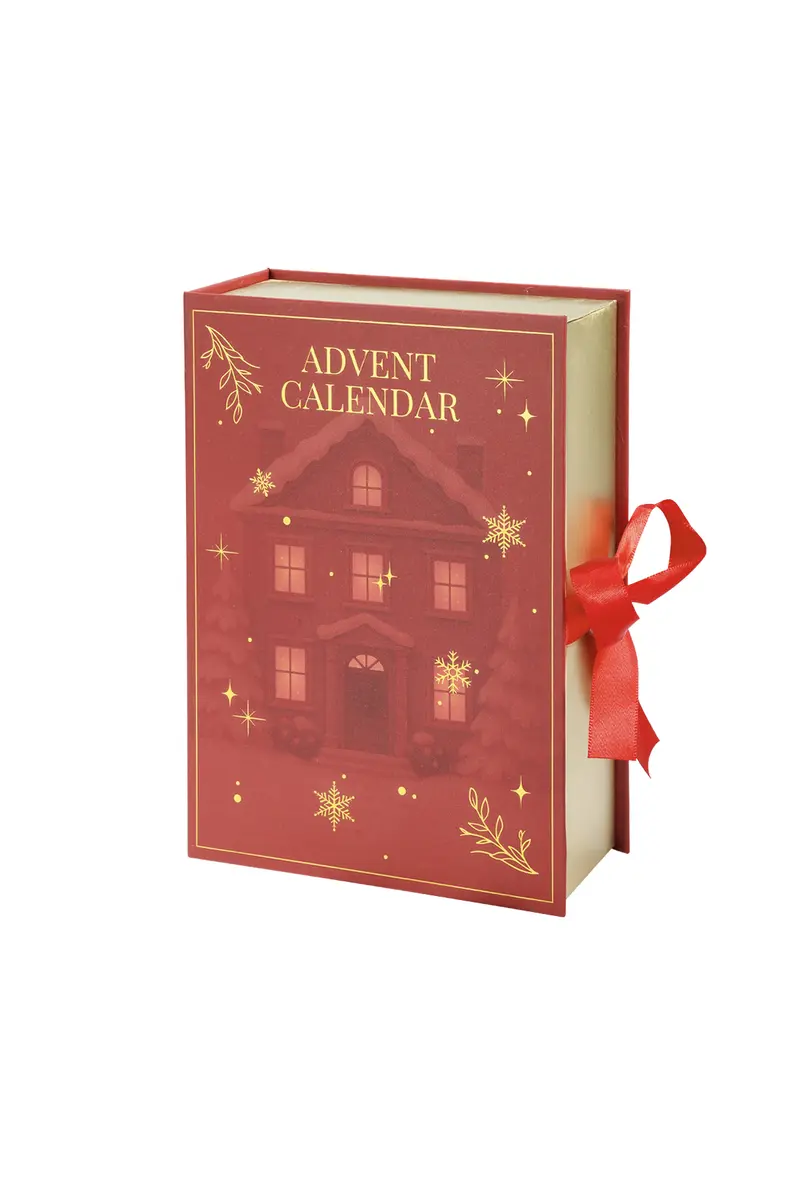 Advent Calendar Gold Sparkle Stainless Steel