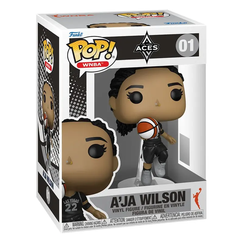 A'ja Wilson Las Vegas Aces Funko WNBA Pop! (01) 9CM