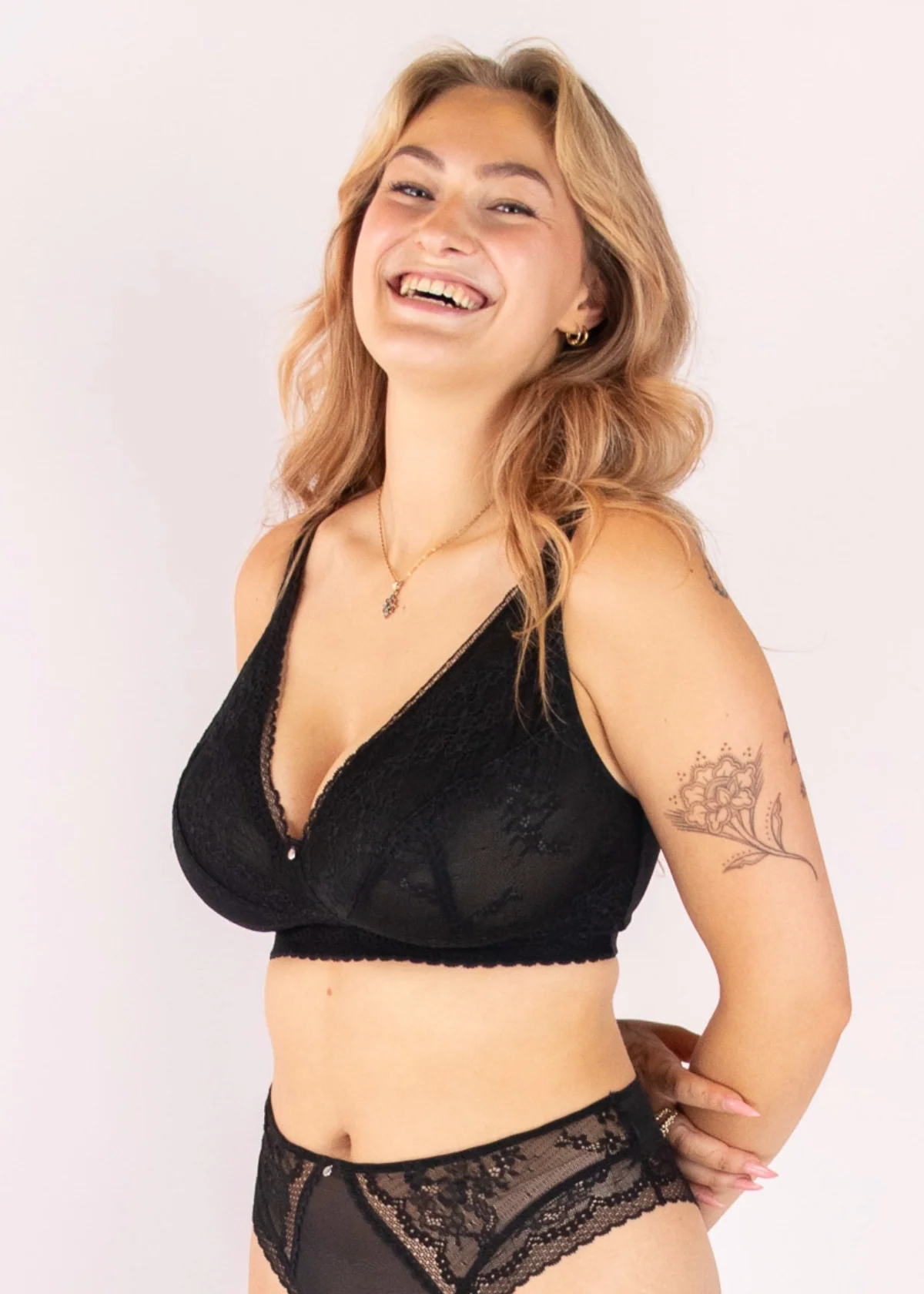 Alexis Beugelloze Bralette Zwart