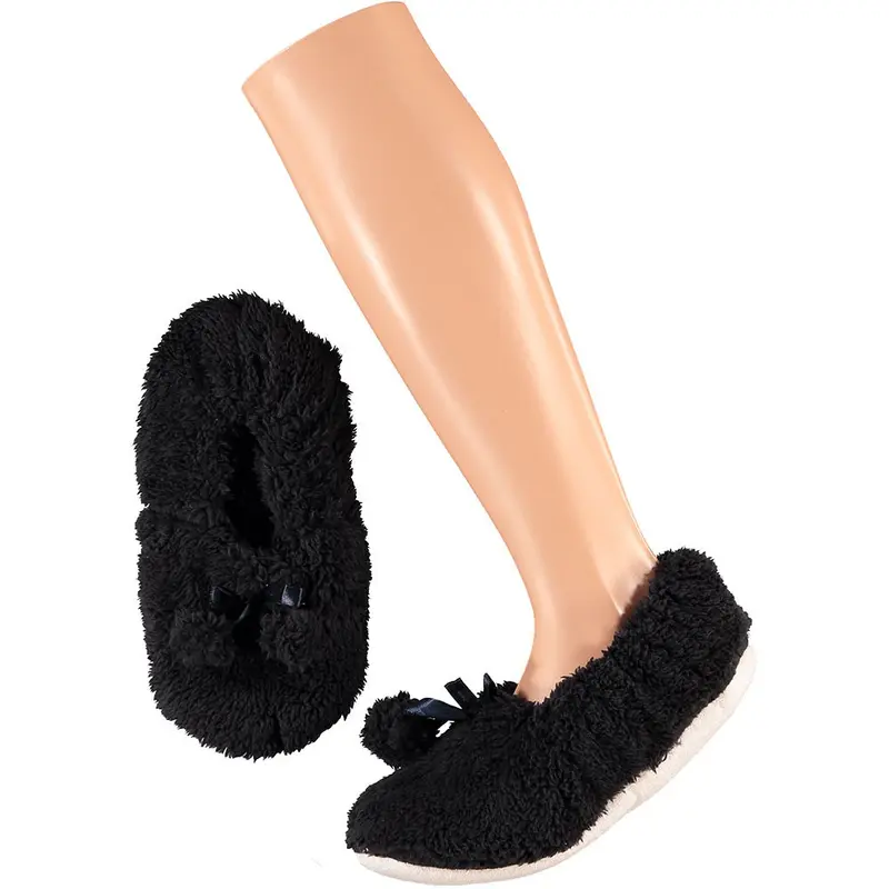 Apollo Dames Sloffen Pompon - Navy