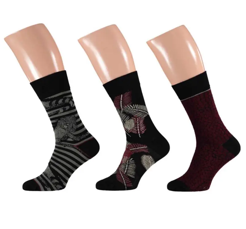 Apollo - Herensokken - Fashion - Dieren Hagedis/Kaki