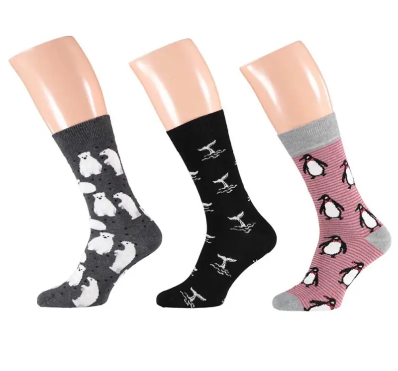 Apollo - Herensokken - Fashion - Dieren Print/Beer
