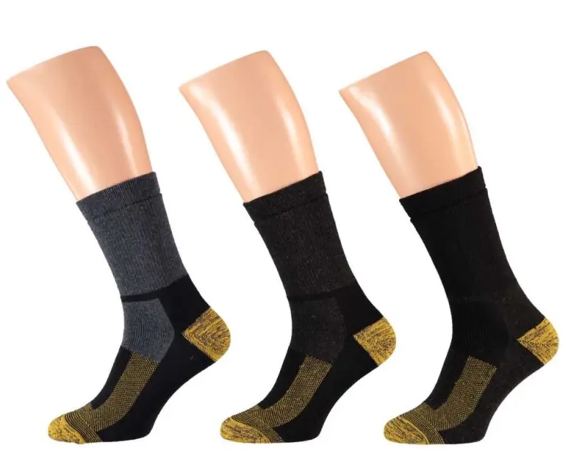 Apollo - Worker - extra sterk / Blue Mix - Zwart 3 Pack
