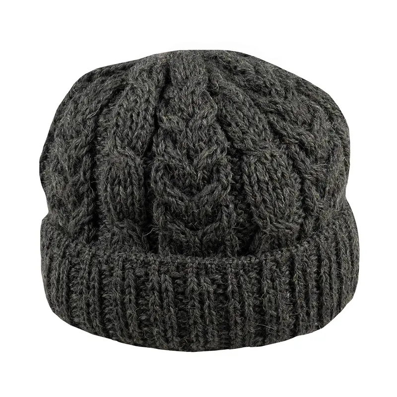 Aran cable hat