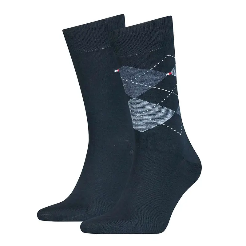Argyle Check Sokken Heren 2-pack