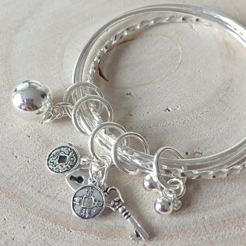 Armbanden bedels sterling zilver, moeder en dochter