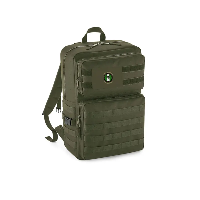 Army Tactical rugzak - FR - Wat gaan we doen vandaag - logo op badge