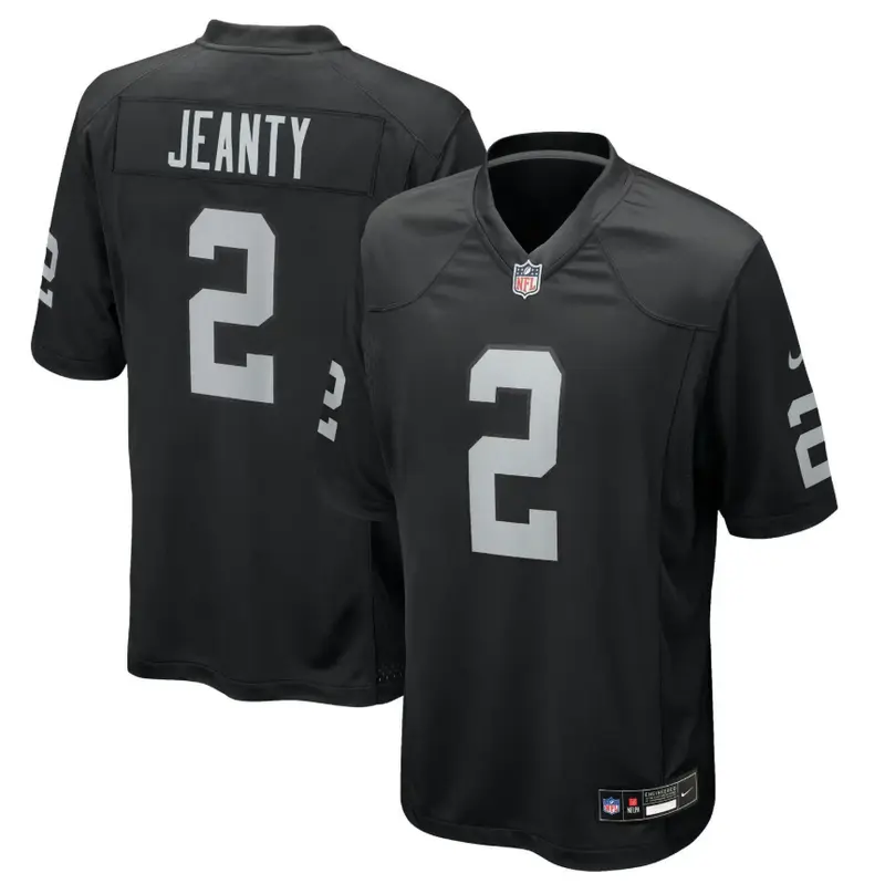 Ashton Jeanty Las Vegas Raiders Home NFL Game Jersey Nike