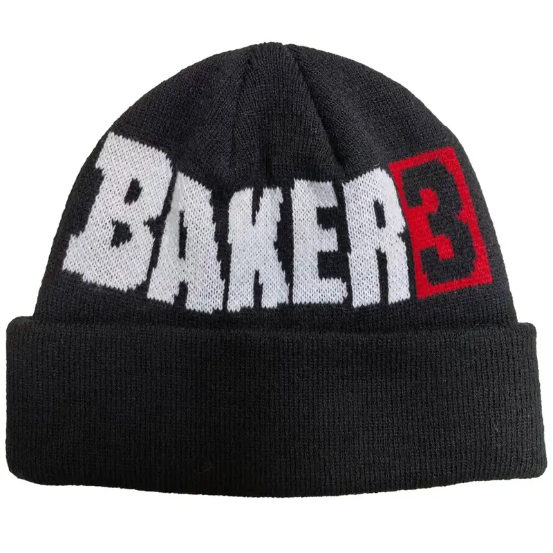Baker 3 Beanie Black