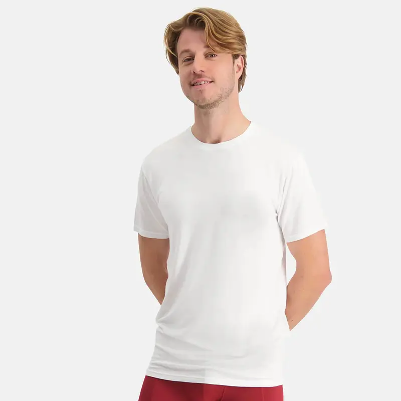 Bamboe T-Shirt Heren Ronde Hals 2-Pack - Bamboo Basics Ray