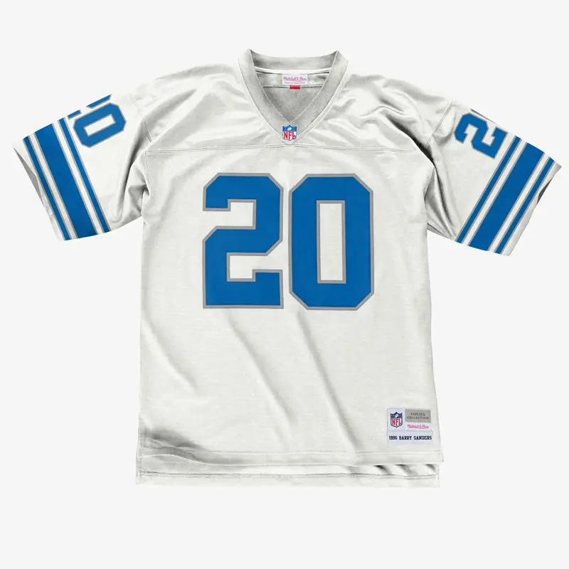 Barry Sanders Detroit Lions 1996 NFL Legacy Jersey Mitchell & Ness White