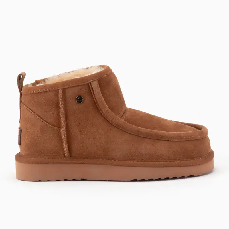 Barunga Dames Suède Boot Cognac