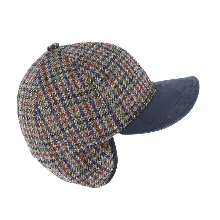Baseball earflap tweed