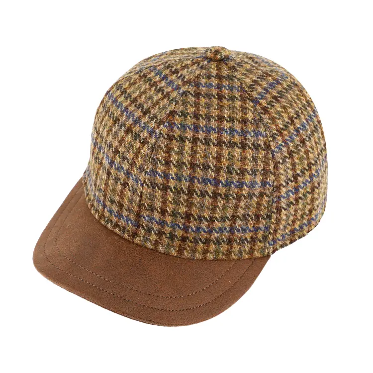 Baseball tweed earflap