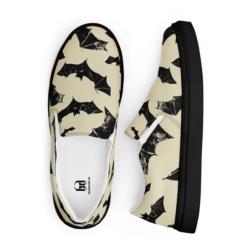 Bats - Slip-On HOMME (noir ou blanc)
