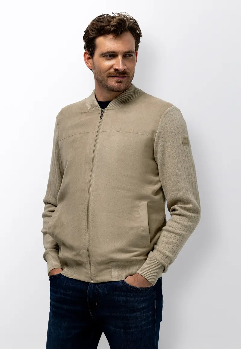 Beige cotton cardigan State of Art - 16066/1600