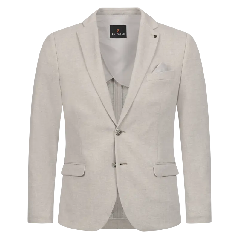 Beige regular fit jacket Zuitable - DiHenk 261617/230