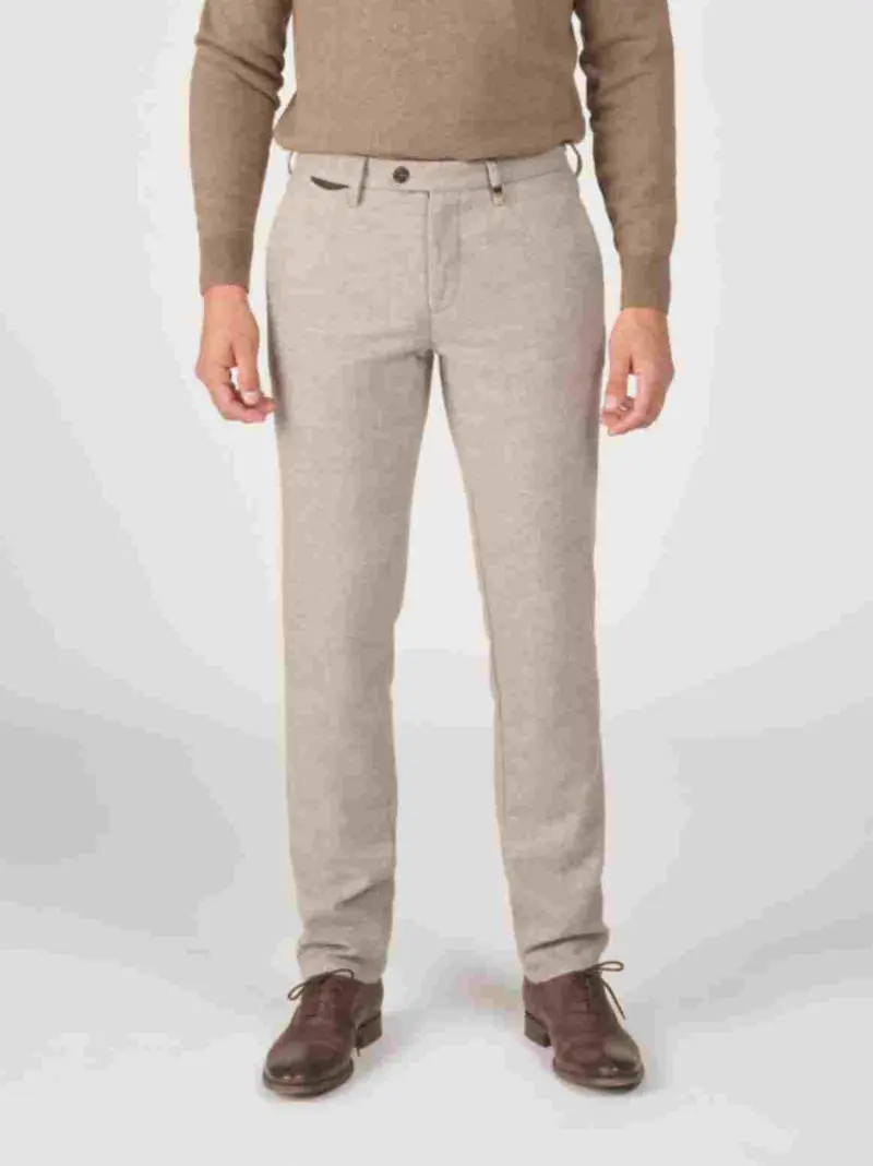 Beige regular fit trousers Zilton - Magnus-A 70/434