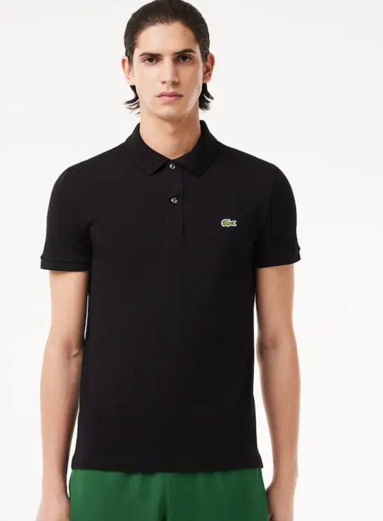 Black cotton classic fit polo Lacoste - L1212-41/031