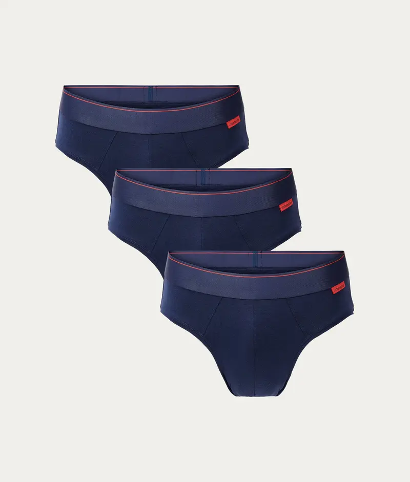 Blauwe Heren Slip Storm Cloud (3-pack)
