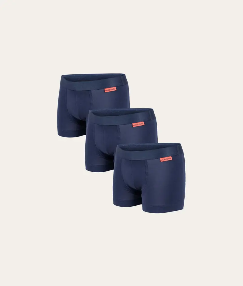 Blauwe Jongens Boxershort Storm Cloud (3-pack)