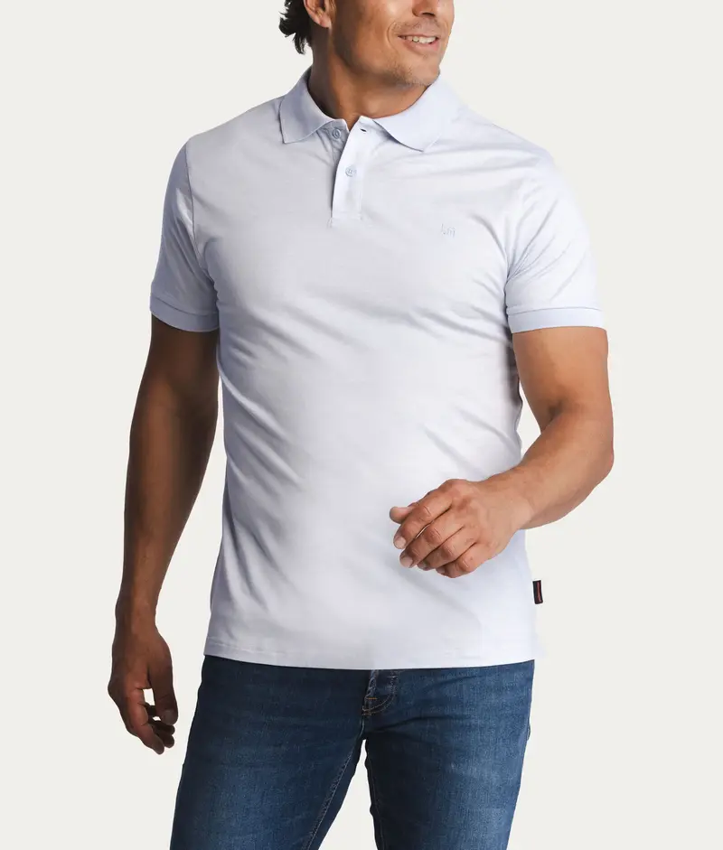 Blauwe Polo Iced Water