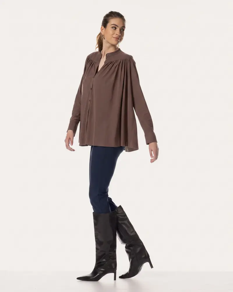 Blouse | Light Travel | Mykas | Cacao