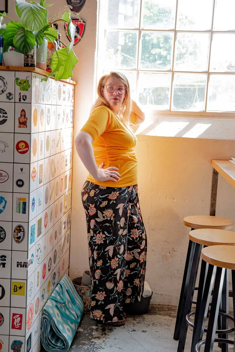 Boho Malana broek - boho broek gemaakt door Tantilly- nima flowers