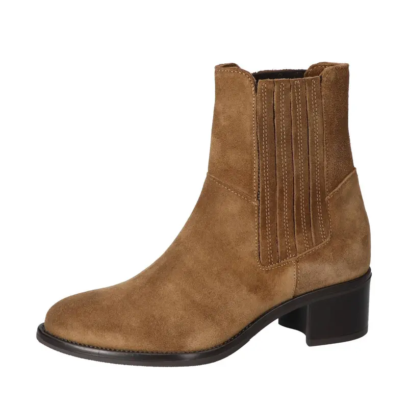 Booties, Cognac