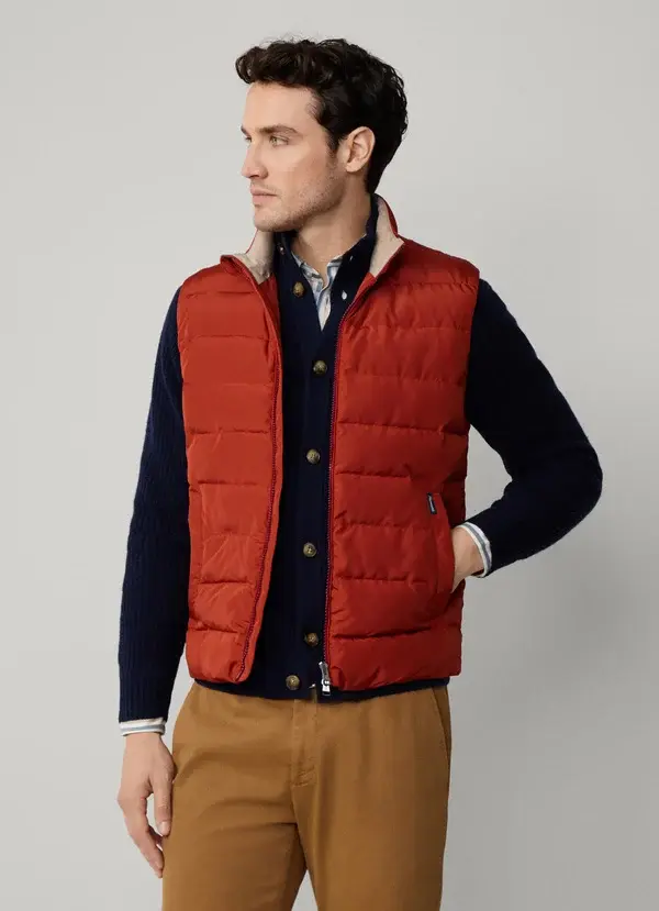 Brick red bodywarmer Façonnable - FM400428/194