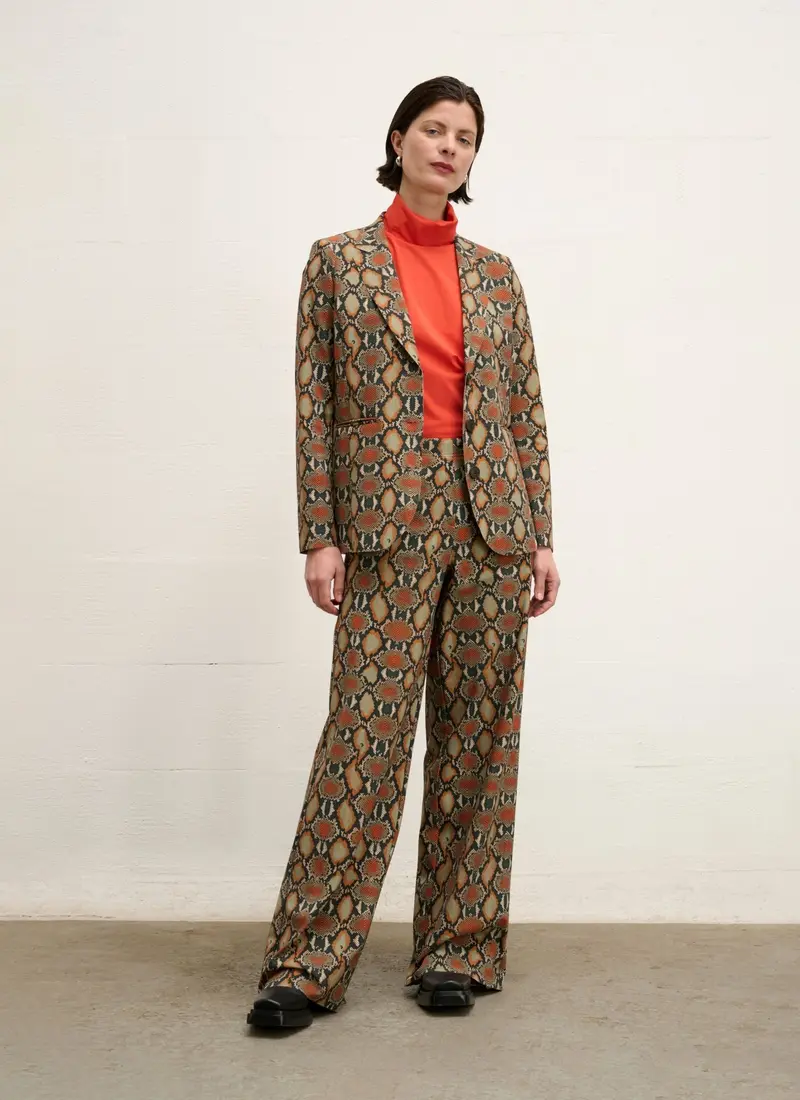 Broek | Heavy Travel Printed | Febri Prints | Cobra Orange