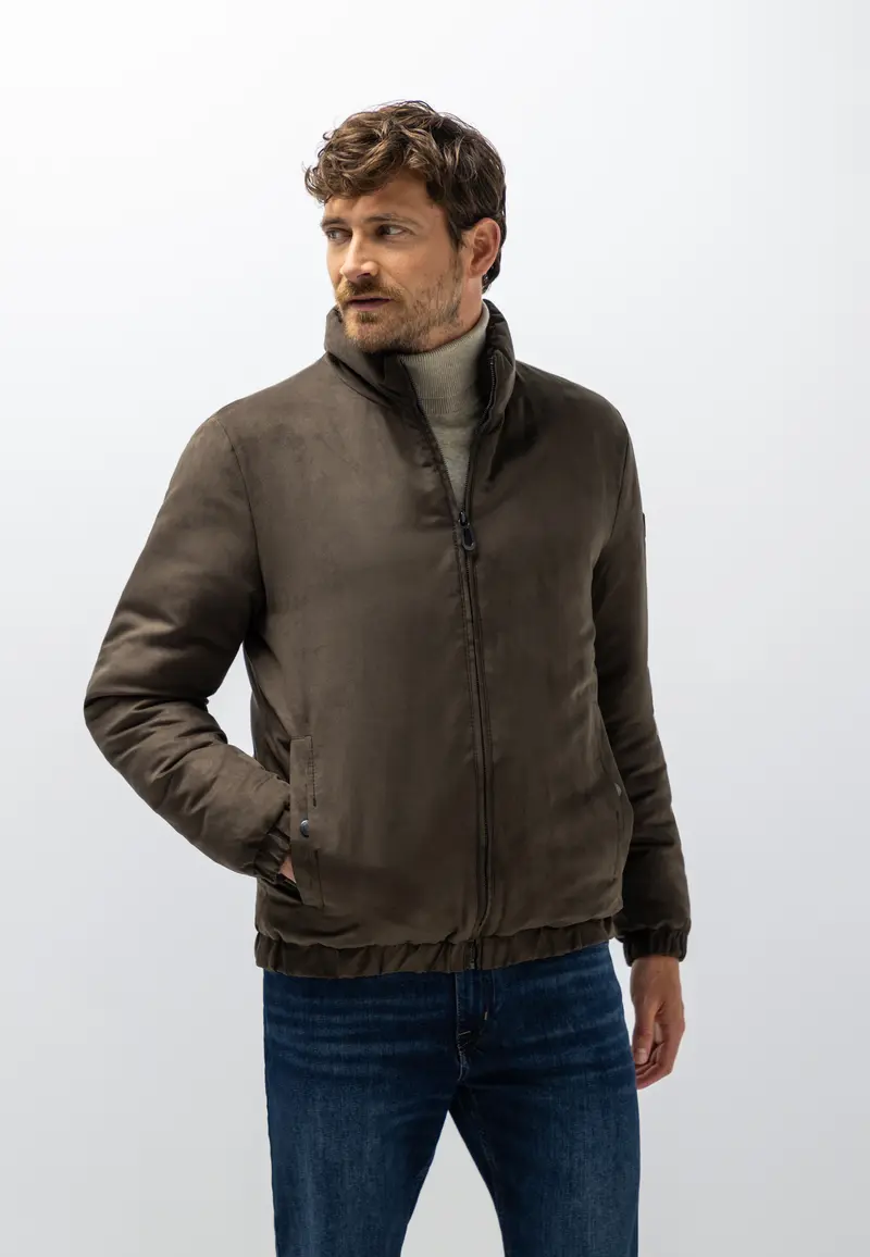 Brown short outdoor jacket State of Art - 26853/8900