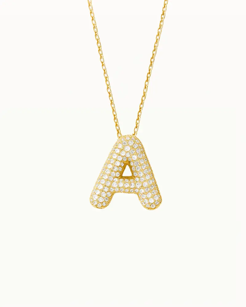 Bubble Ketting met Steentjes