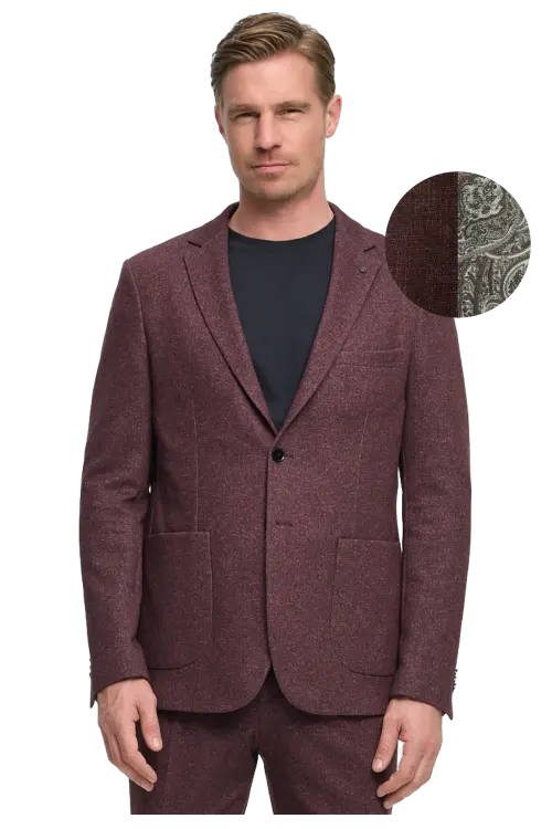 Burgundy jacket Zuitable - 262669/580